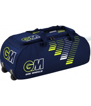 Gunn & Moore 606 (Navy/Yellow) Cricket Wheelie Bag 2022